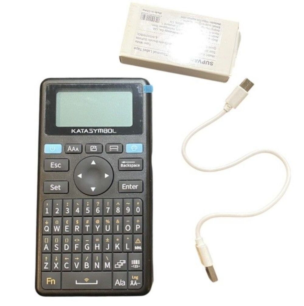 Supvan E11 New Bluetooth Thermal Label Maker Machine with 4 Tapes, Portable